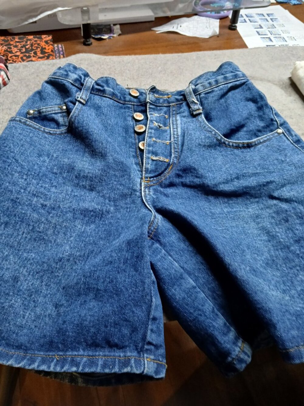Made in the Shade Size 9 Button Fly Denim Shorts